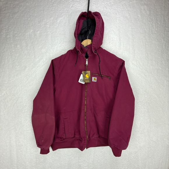 Carhartt Wildwood Jacket Sherpa Lined Womens XXL 100815 648 Merlot